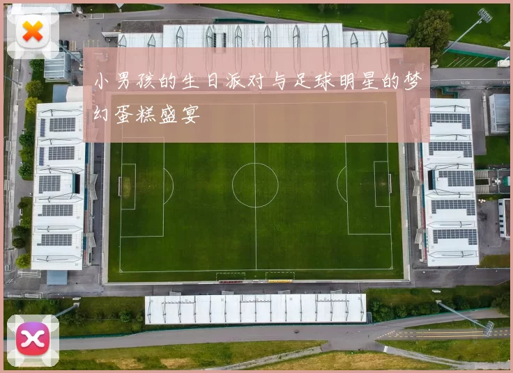 小男孩的生日派对与足球明星的梦幻蛋糕盛宴