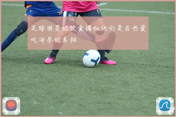 足球明星的饮食揭秘他们是否也爱吃海参的真相
