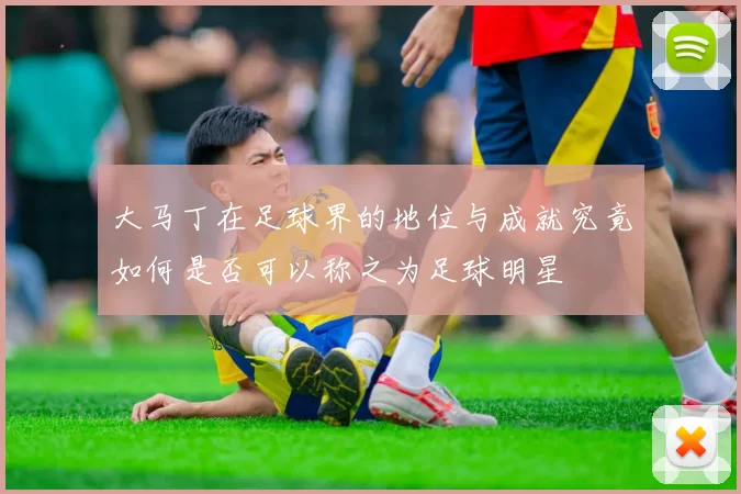 大马丁在足球界的地位与成就究竟如何是否可以称之为足球明星
